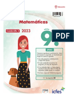 2023 9° Cuadernillo 2 Matematicas PDF