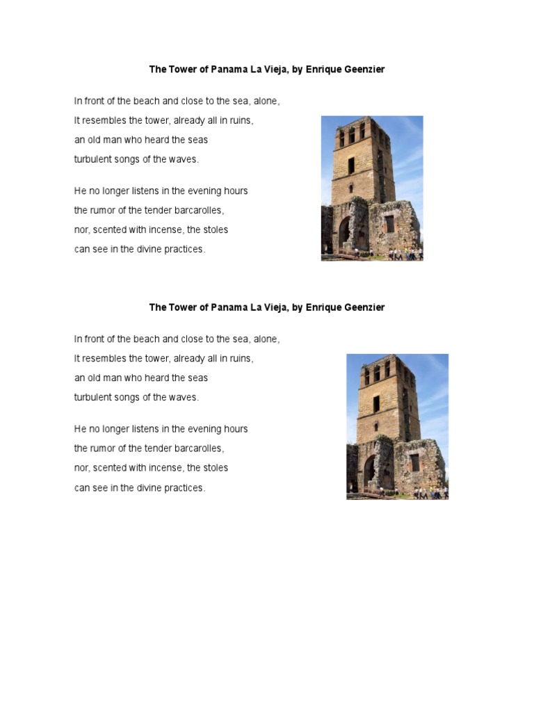 The Ruins of Panama La Vieja | PDF | Poetry