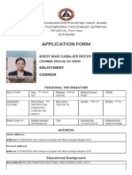 Applicant Page