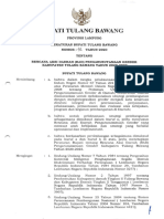 Peraturan Bupati (PERBUP) Kabupaten Tulang Bawang No 46 Tahun 2020