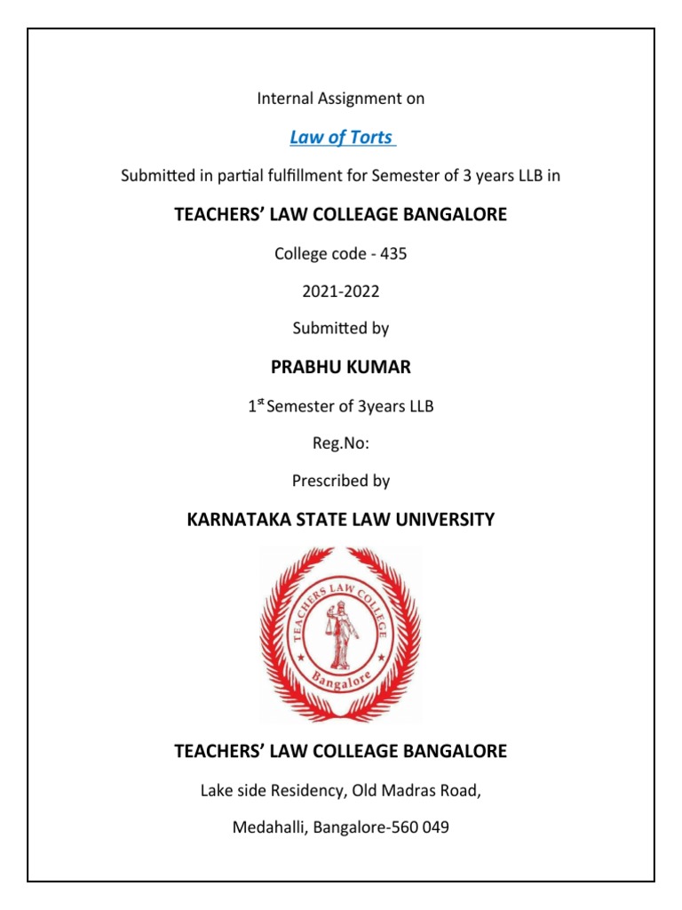 Assignment Coverpage | PDF