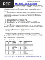 Hsslive Xii CH 4 D F Block Elements Anil