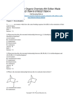 Organic Chemistry 8th Edition Wade Test Bank 1