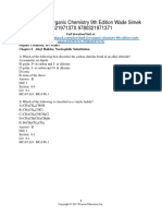 Organic Chemistry 9th Edition Wade Test Bank 1