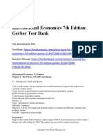 International Economics 7th Edition Gerber Test Bank Download