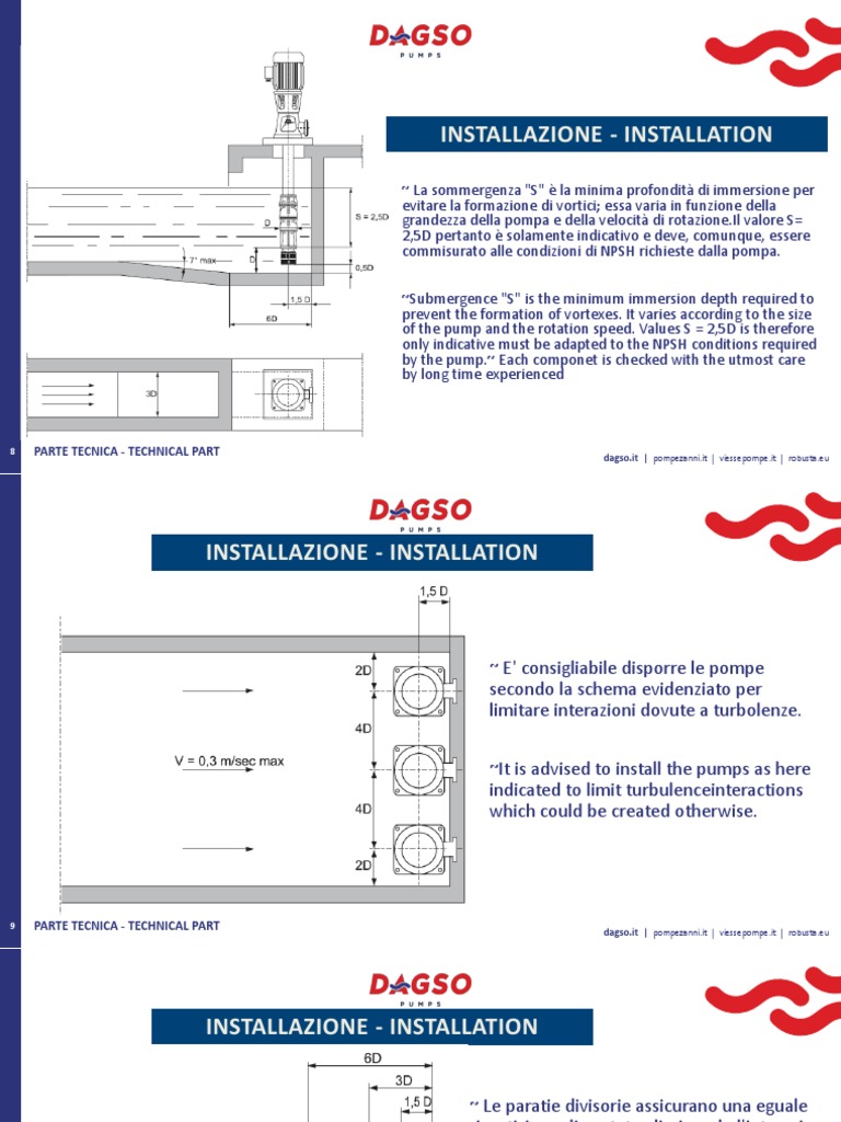 Pumps Installation Conditions | PDF