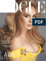 British Vogue Adele November 2021