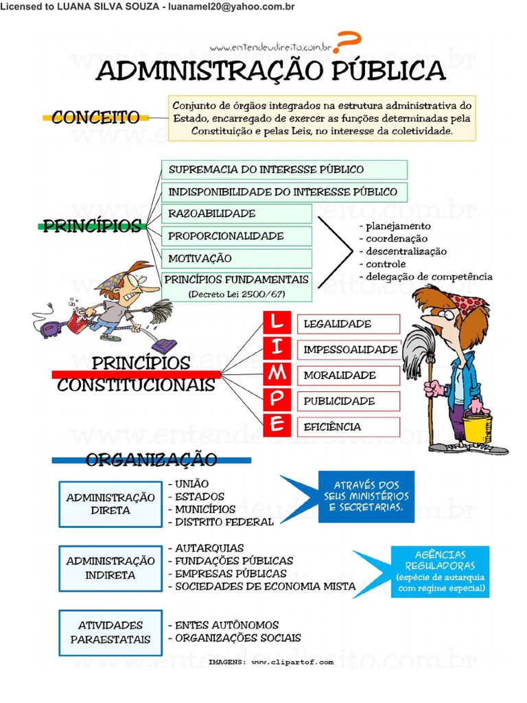 Aula 01 - Mapa Mental - Administração Publica | PDF