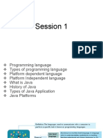 Introduction To Programming Language and Java