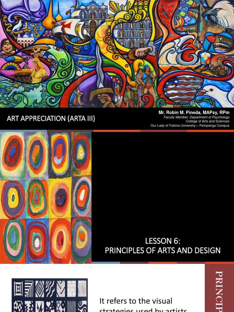 Week 7 Principles of Arts & Design | PDF