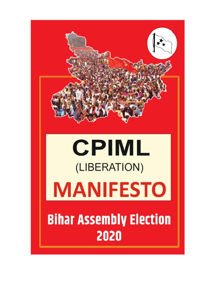 CPI ML Manifesto PDF Employment Welfare