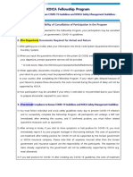 Consent Form For Korean COVID-19 Guidelines and KOICA Safety Management Guidelines