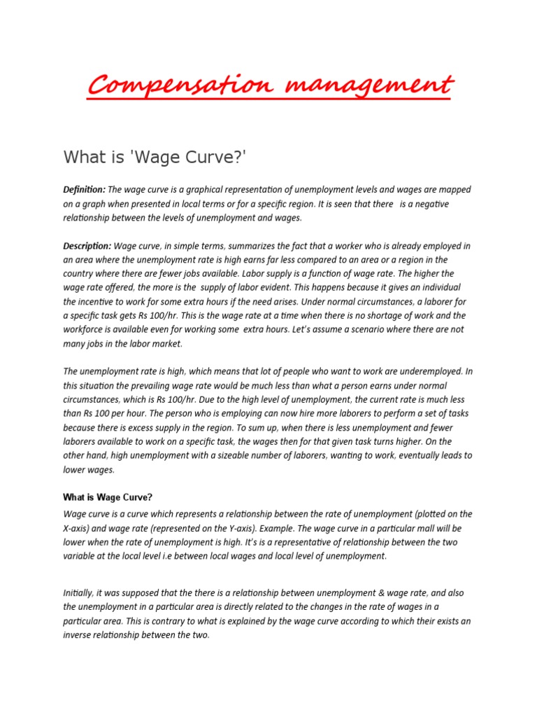 Compensation Management 1 | PDF
