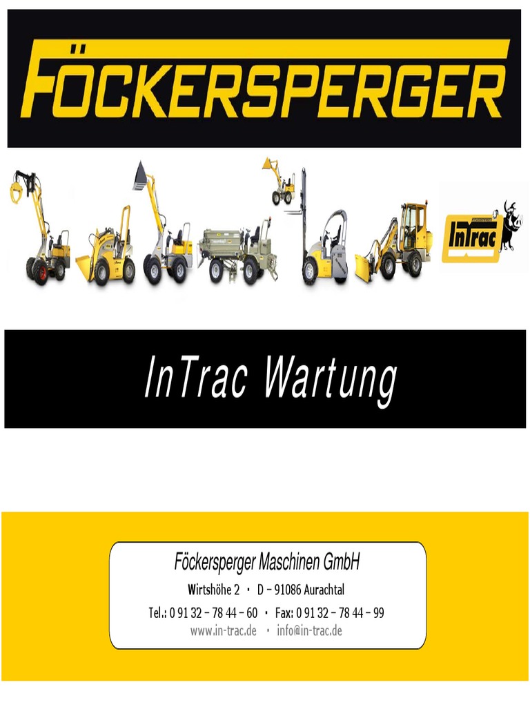 Wartung Intrac Gesamt | PDF