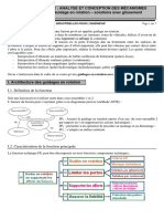 Ci 2: Analyse Et Conception Des Mécanismes Guidage en Rotation - Solutions Avec Glissement