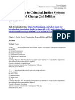 Introduction To Criminal Justice Systems Diversity and Change 2nd Edition Rennison Test Bank Download