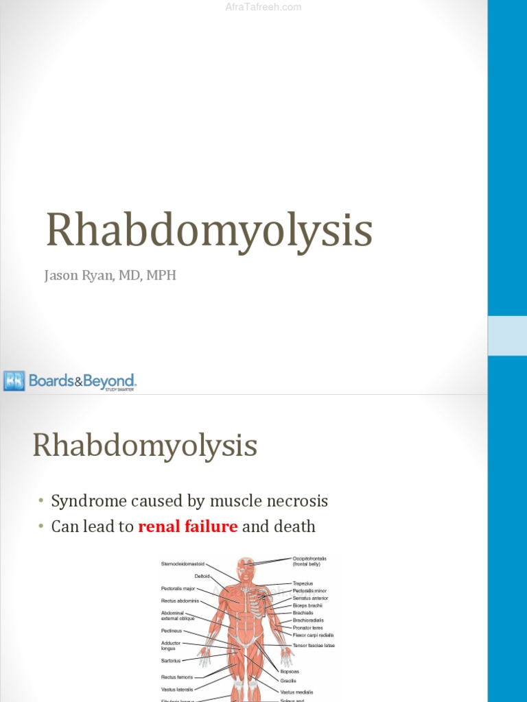 Rhabdomyolysis Atf PDF Medical Specialties Clinical Medicine