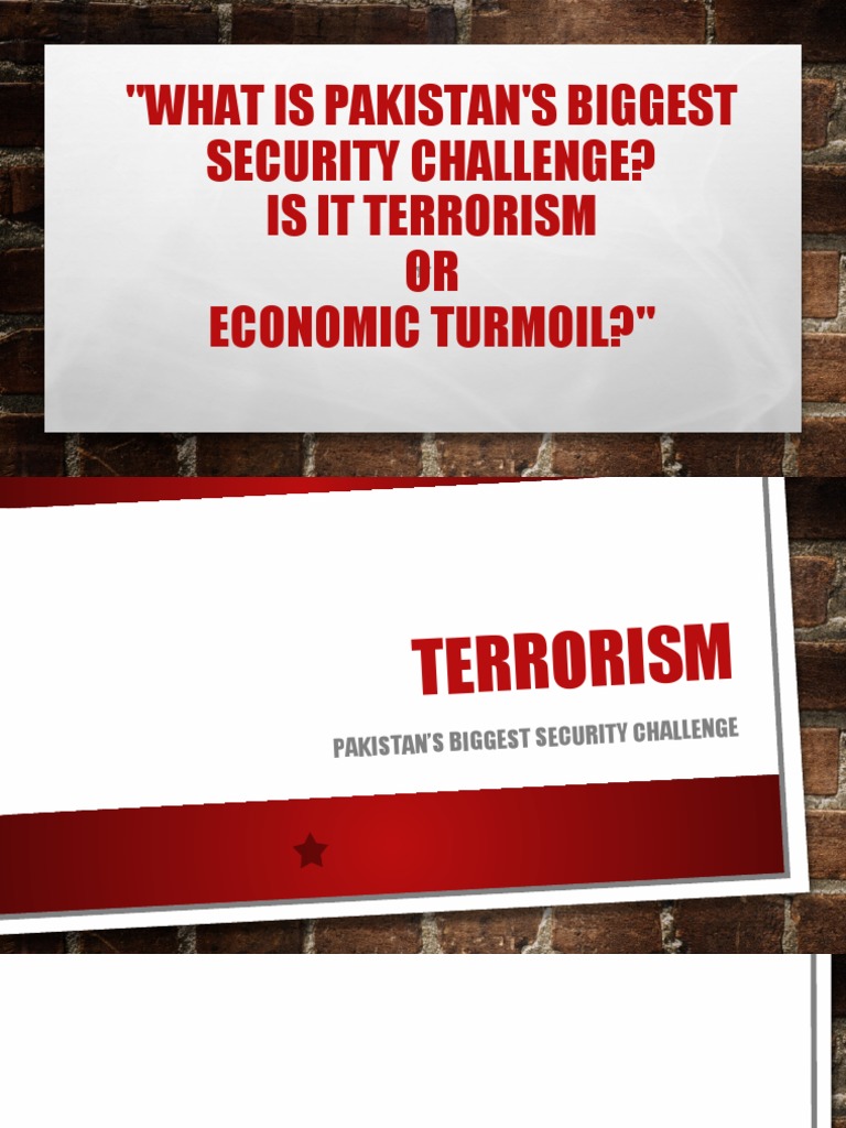 Presentation - Terrorism in Pakistan | PDF