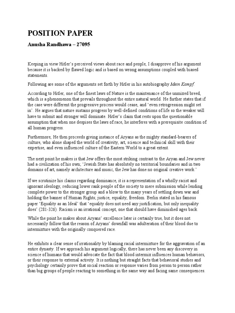 Position Paper PDF
