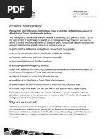 RA010 Identity Confirmation Form | PDF | Indigenous Australians | Australia