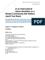 Introduction To Intercultural Communication Identities in A Global Community 9th Edition Jandt Test Bank Download