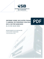 Informe Inclusion de Personas Con Discapacidad Sector Bancario