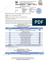 Circular DREC-SE-C01-CTP-0377-2023 Horario Del Viernes 11 de Agosto Del 2023