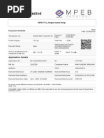 Payment Details: MPPKVVCL, Jabalpur Payment Receipt