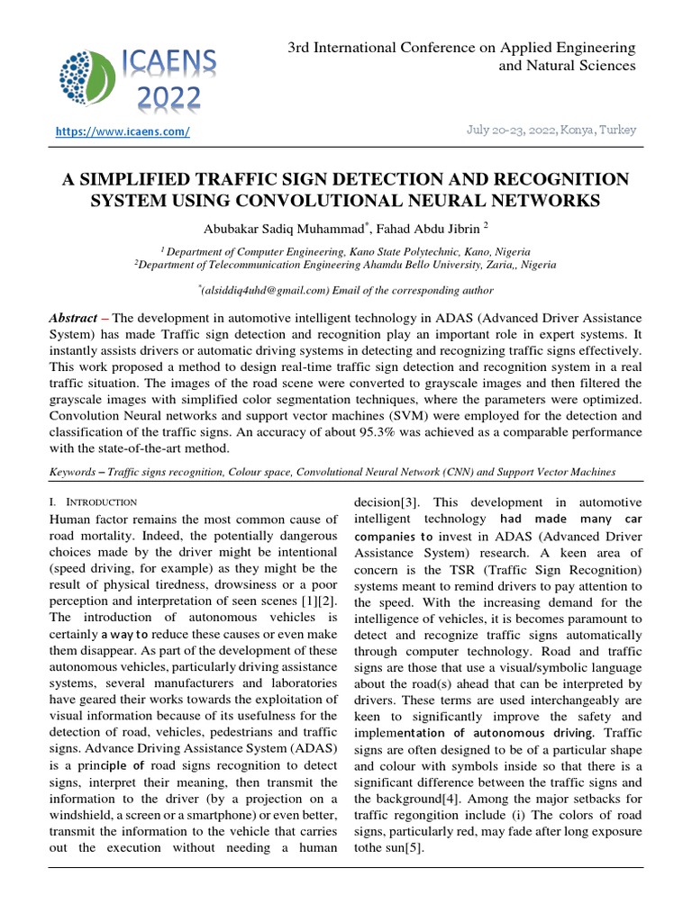 Traffic Sign Detection Using CNNs | PDF | Color | Rgb Color Model