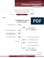 A Democra Zação Do Acesso Ao Ensino Superior No Brasil