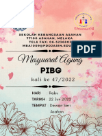 Buku Program Mesyuarat PIBG