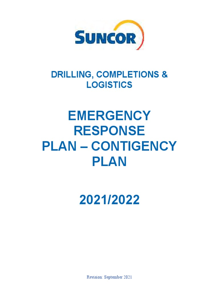 Emergency Response Plan and Spill Contingency Plan. PDF
