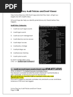 Active Directory Audit Policies and Event Viewer 1685205906