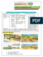 SESIÓN DE APRENDIZAJE #28 CC - SS 1° y 2°