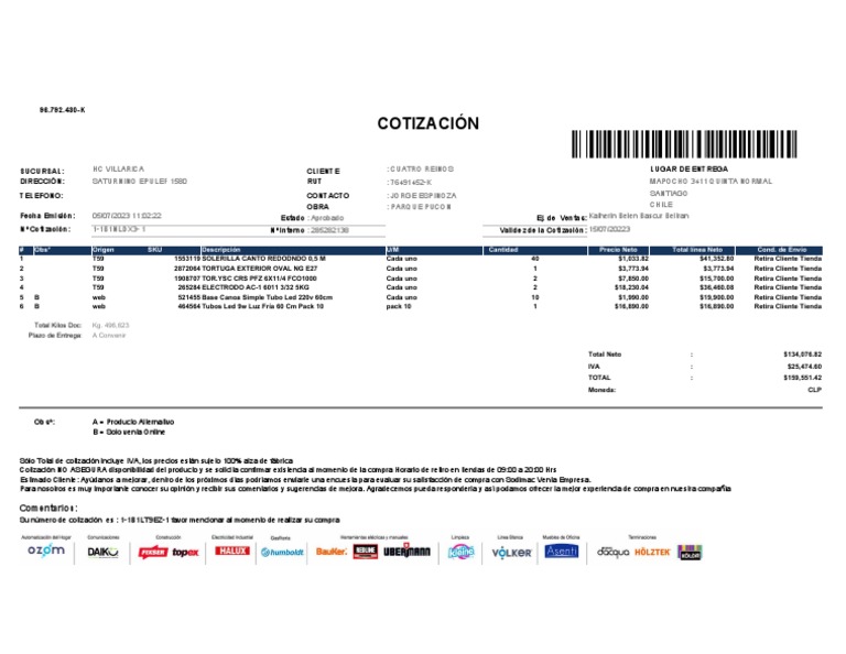 formato-cotizacion-sodimac-chile-pdf