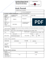 Permit To Work Documents