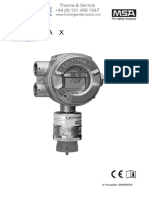 MSA Ultima X Series Gas Detector Operating Manual