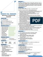 CV of Masiv Al Hasan, Planning