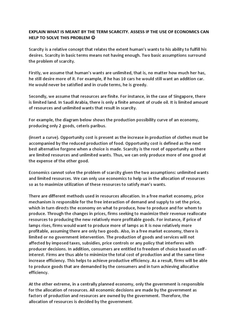 Characteristics of scarcity image