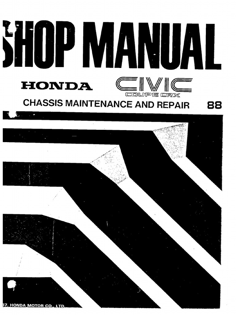 1990 HONDA CIVIC SERVICE MANUAL PDF intelligence overview