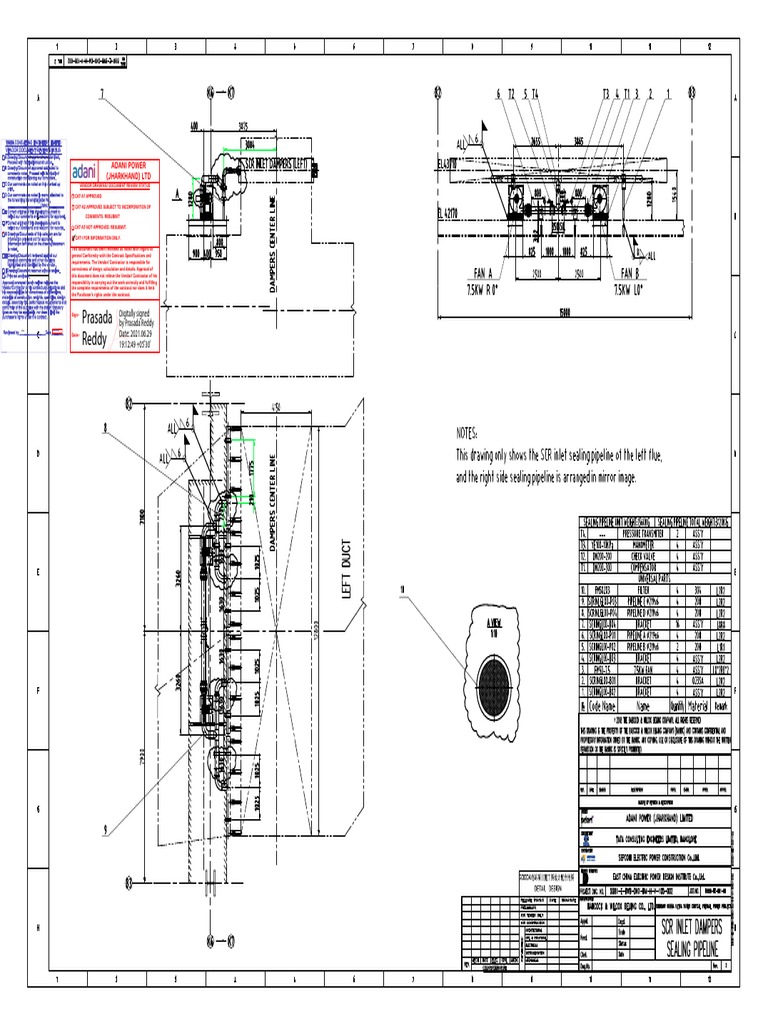 5581 e BWB DNX DM H V 105 002 SCR Inlet Sealing Pipeline Rev 2 PDF