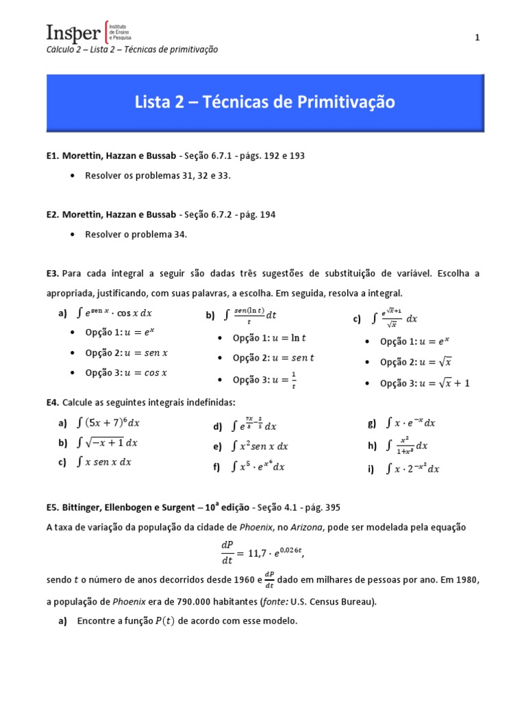 Lista 2 | PDF