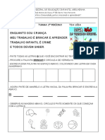 Atividades Trabalho Infantil