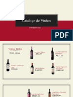 Catalogo de Vinhos - Novembro