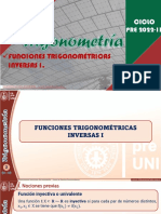 Semana 11 B Funciones Trigonometricas Pre 2022 - II - Sesión 11.2 - Funciones Inversas