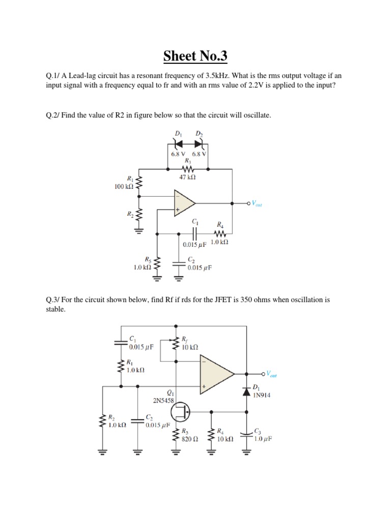 Sheet 3 | PDF