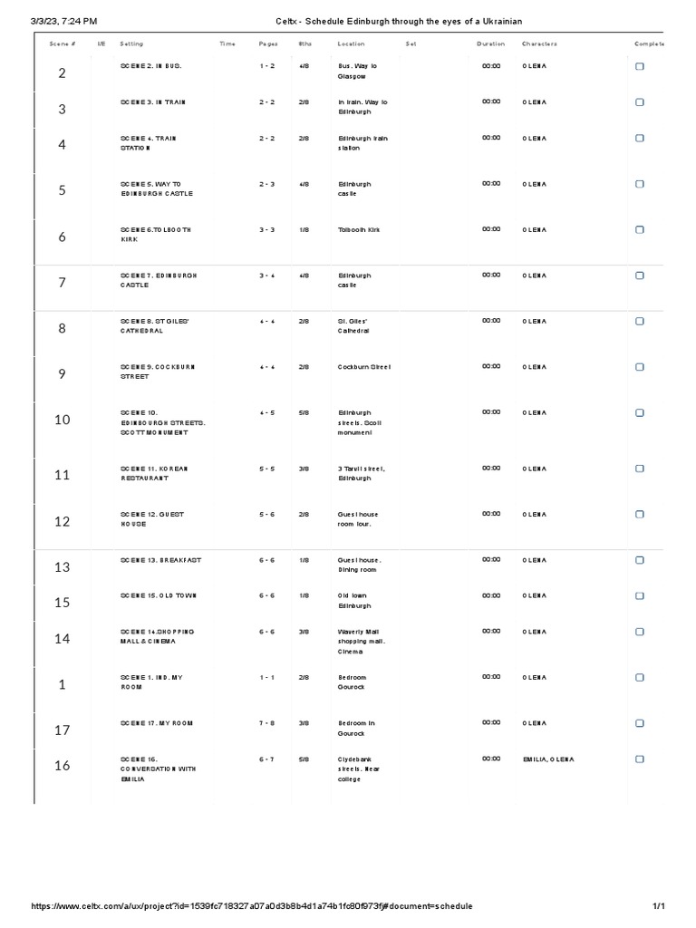 Tram Schedule Edinburgh