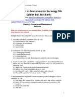 Invitation To Environmental Sociology 5th Edition Bell Test Bank Download