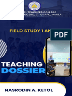 Teaching Dossier