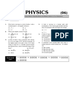 Physics DPP - 6